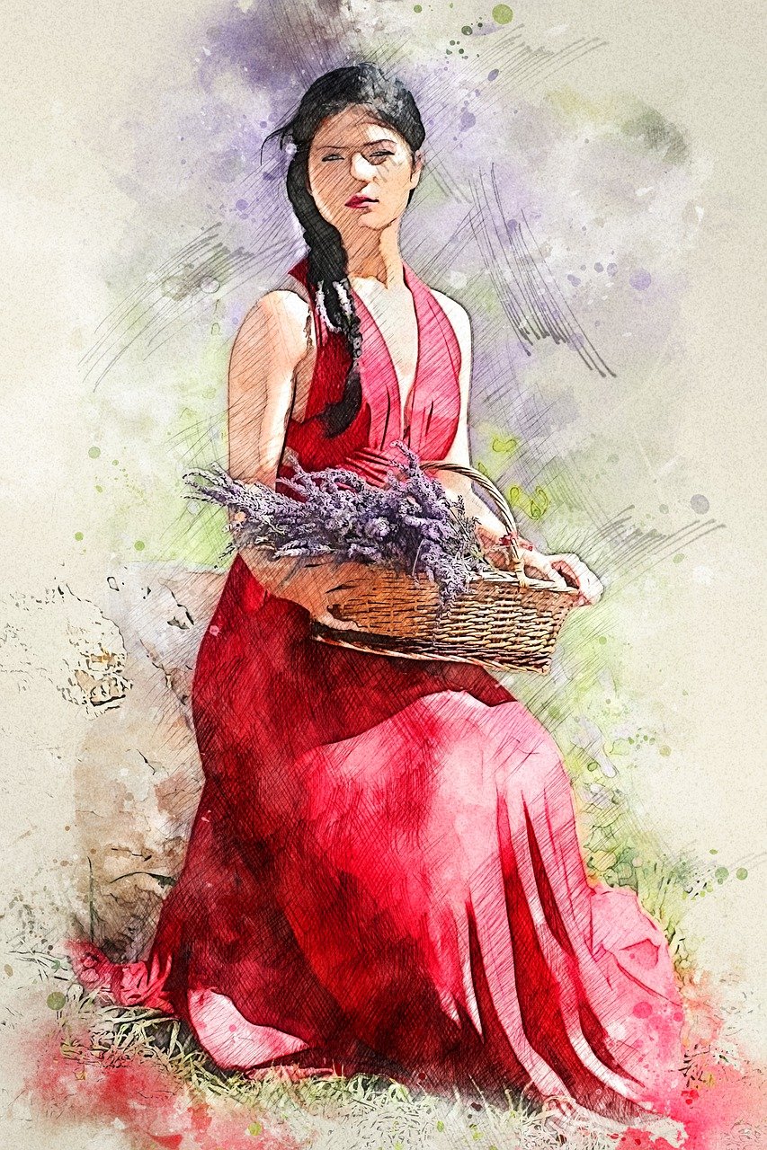 woman, model, portrait