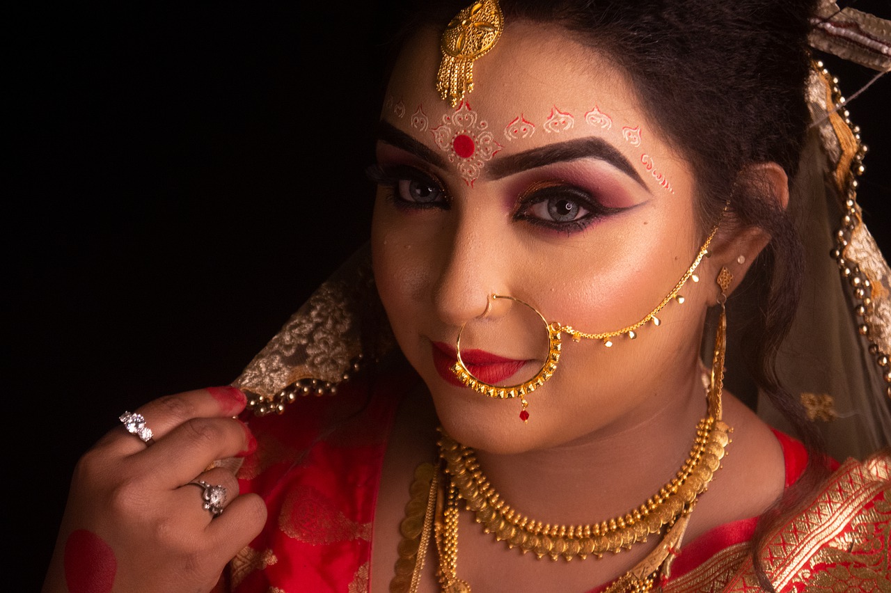 wedding, indian, bride